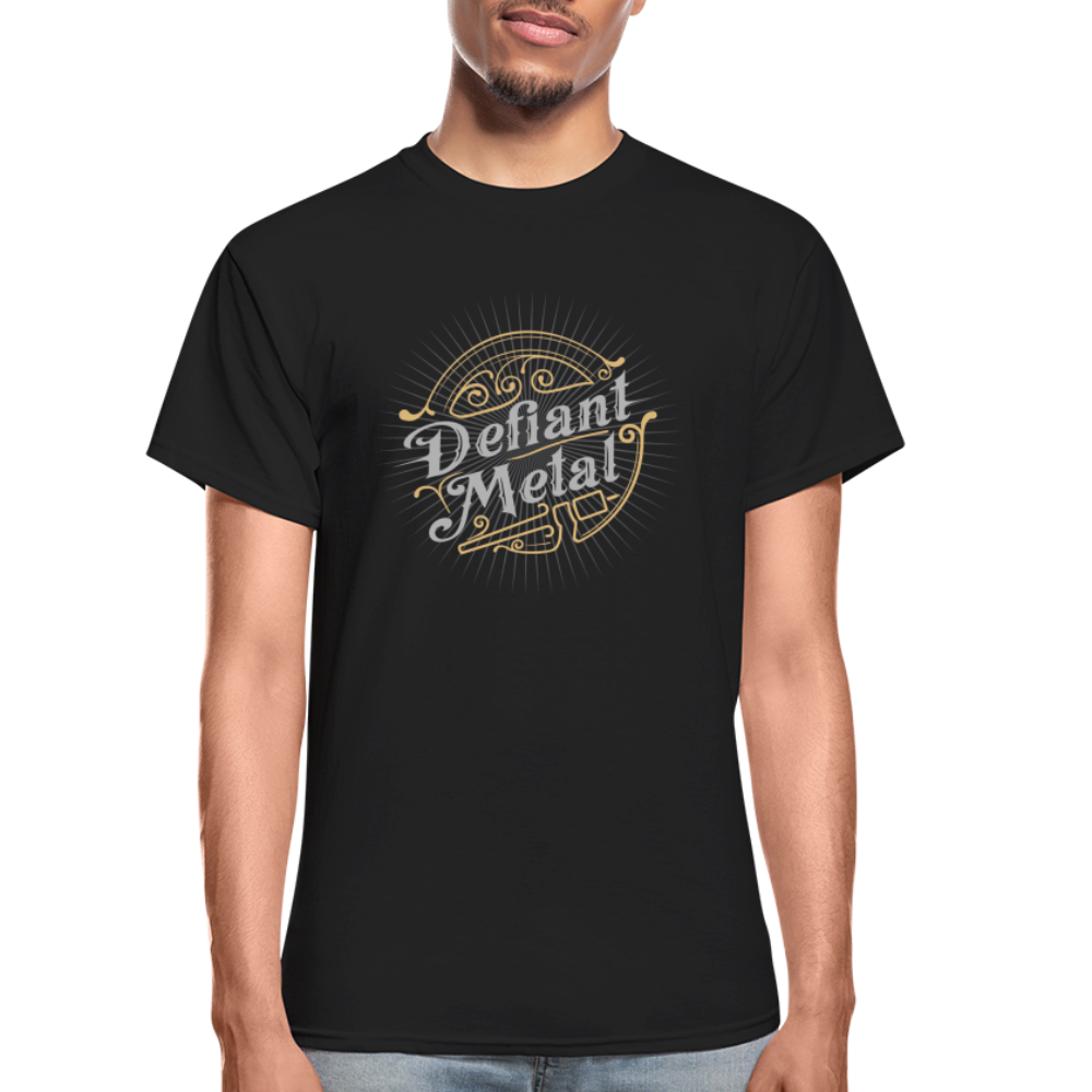 Defiant Metal Ultra Cotton Adult T-Shirt - black