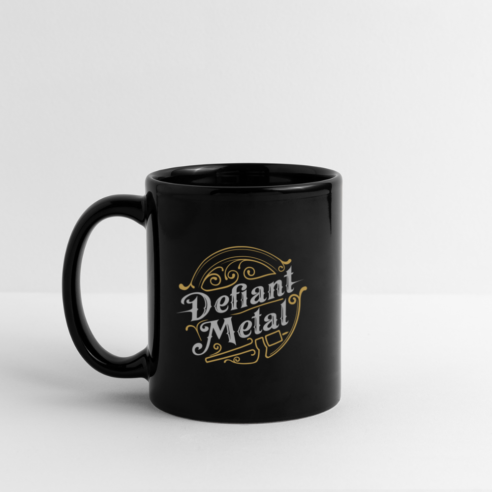 Defiant Metal Coffee Mug - black