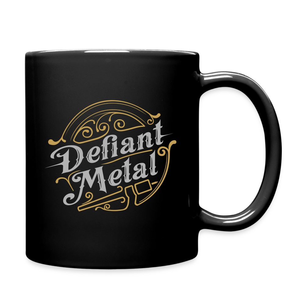 Defiant Metal Coffee Mug - black