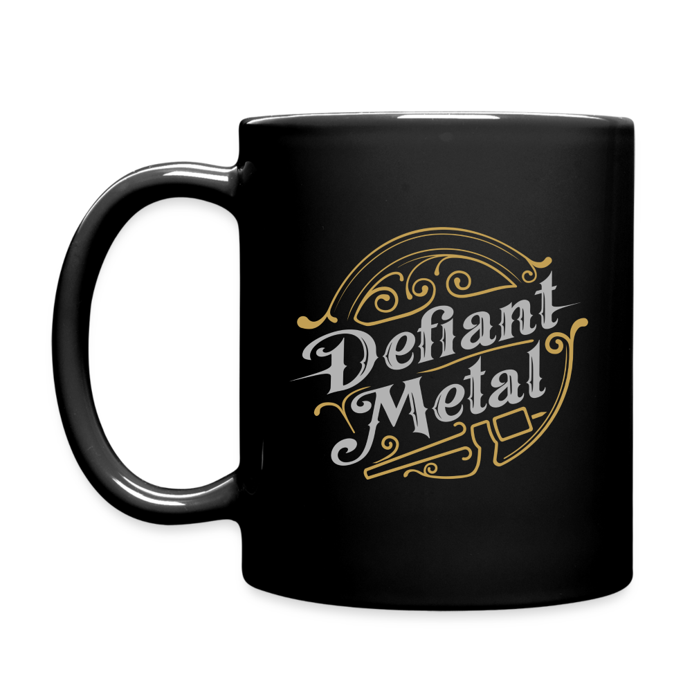 Defiant Metal Coffee Mug - black