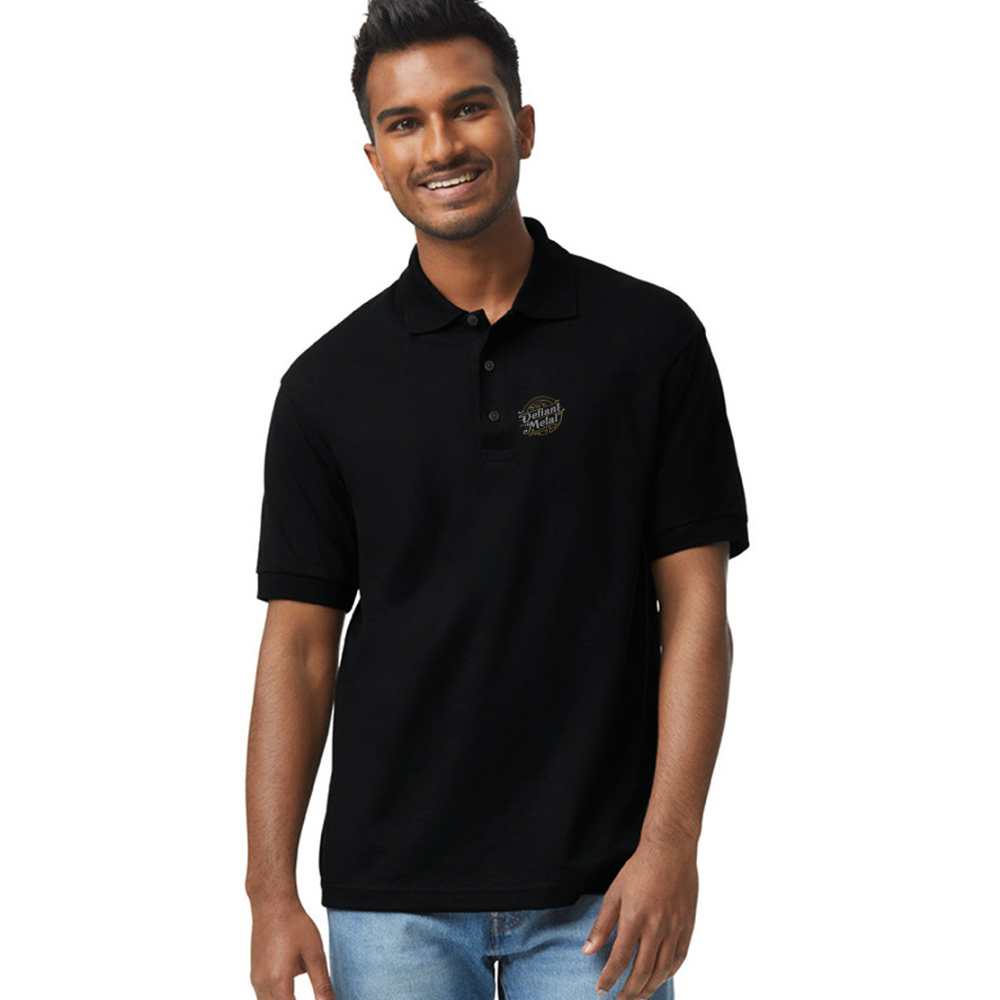 Defiant Metal Blended Polo - black