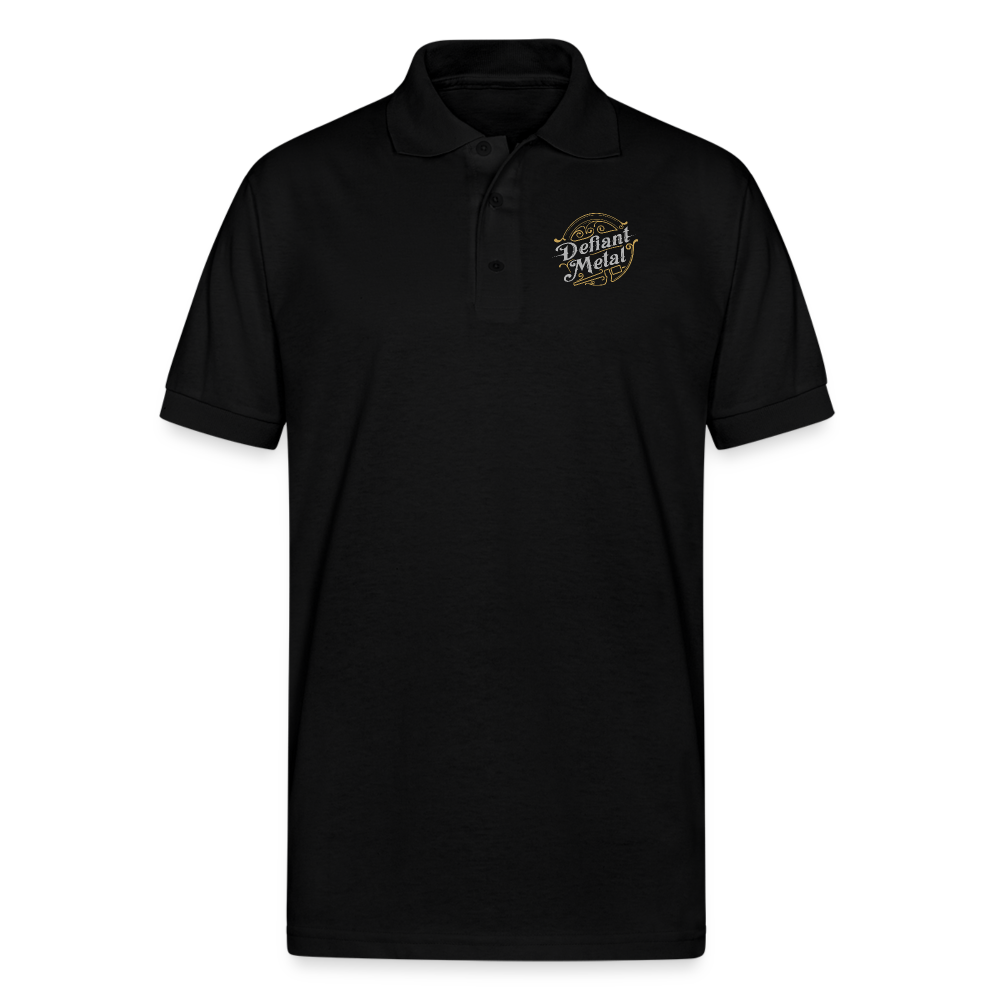 Defiant Metal Blended Polo - black