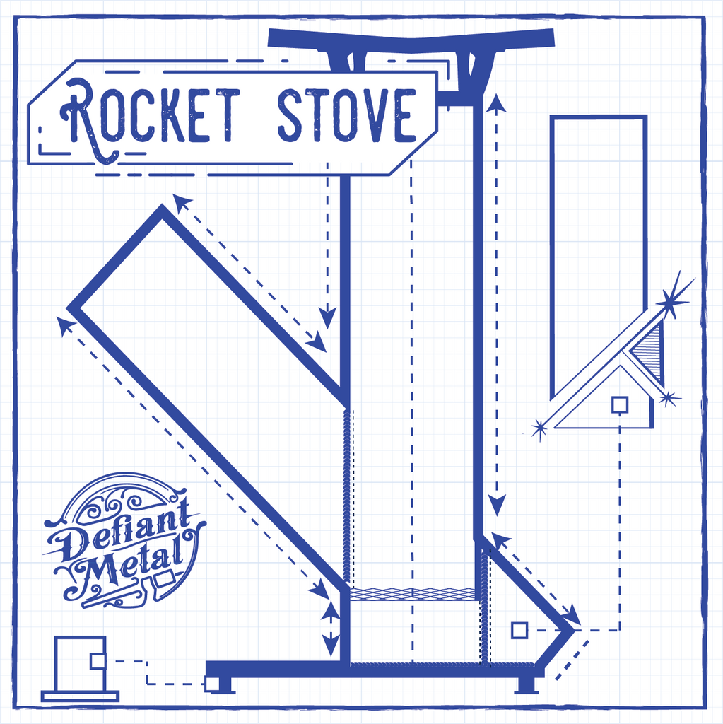 Large Rocket Stove Plans - FREE