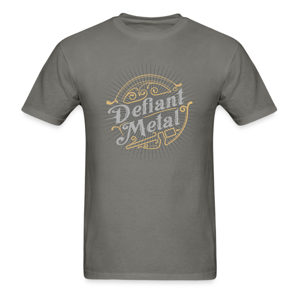 Defiant Metal Ultra Cotton Adult T-Shirt - charcoal