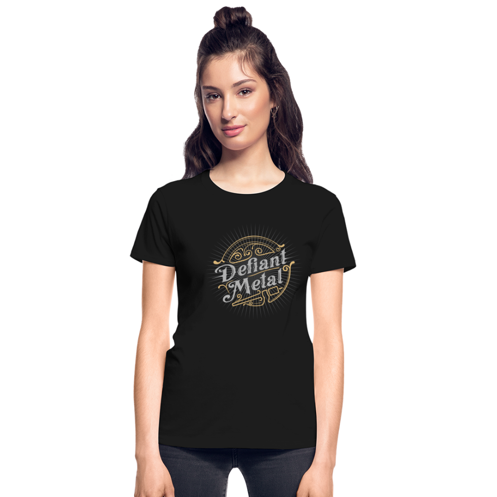 Defiant Metal Ultra Cotton Ladies T-Shirt - black